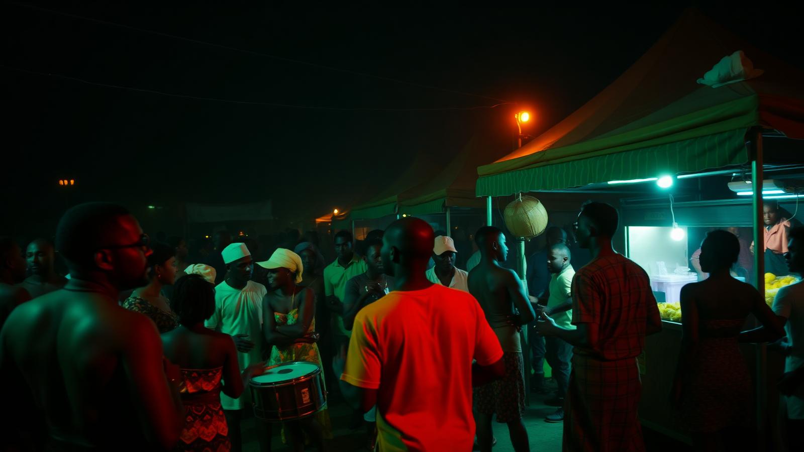 Inside the O'Town Rave Party experience at night